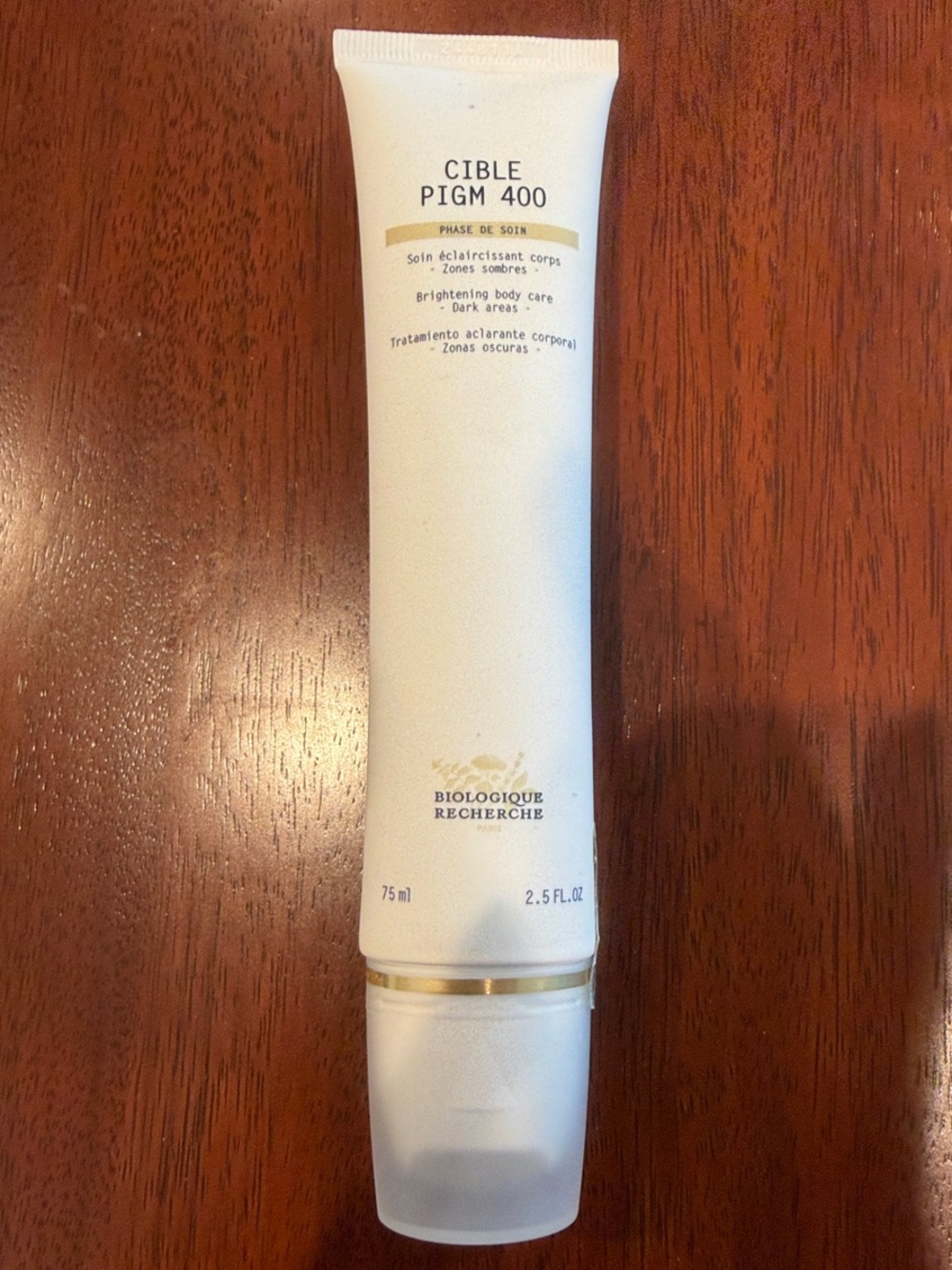 Biologique Recherche Cible Pigm 400 Brightening Body Care - White/Gold